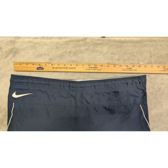 Nike Swim Trunks Navy Blue Mens Large Lining Draw String Cargo Pockets - Picture 5 of 7